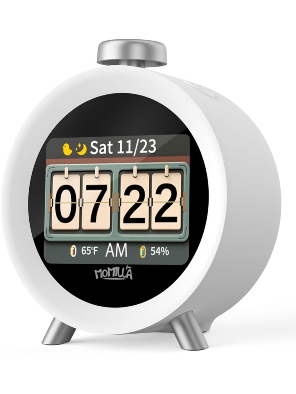 MOMILLA Alarm Clock for Kids Bedrooms, 7-Day Programmable 4 Alarms  935
